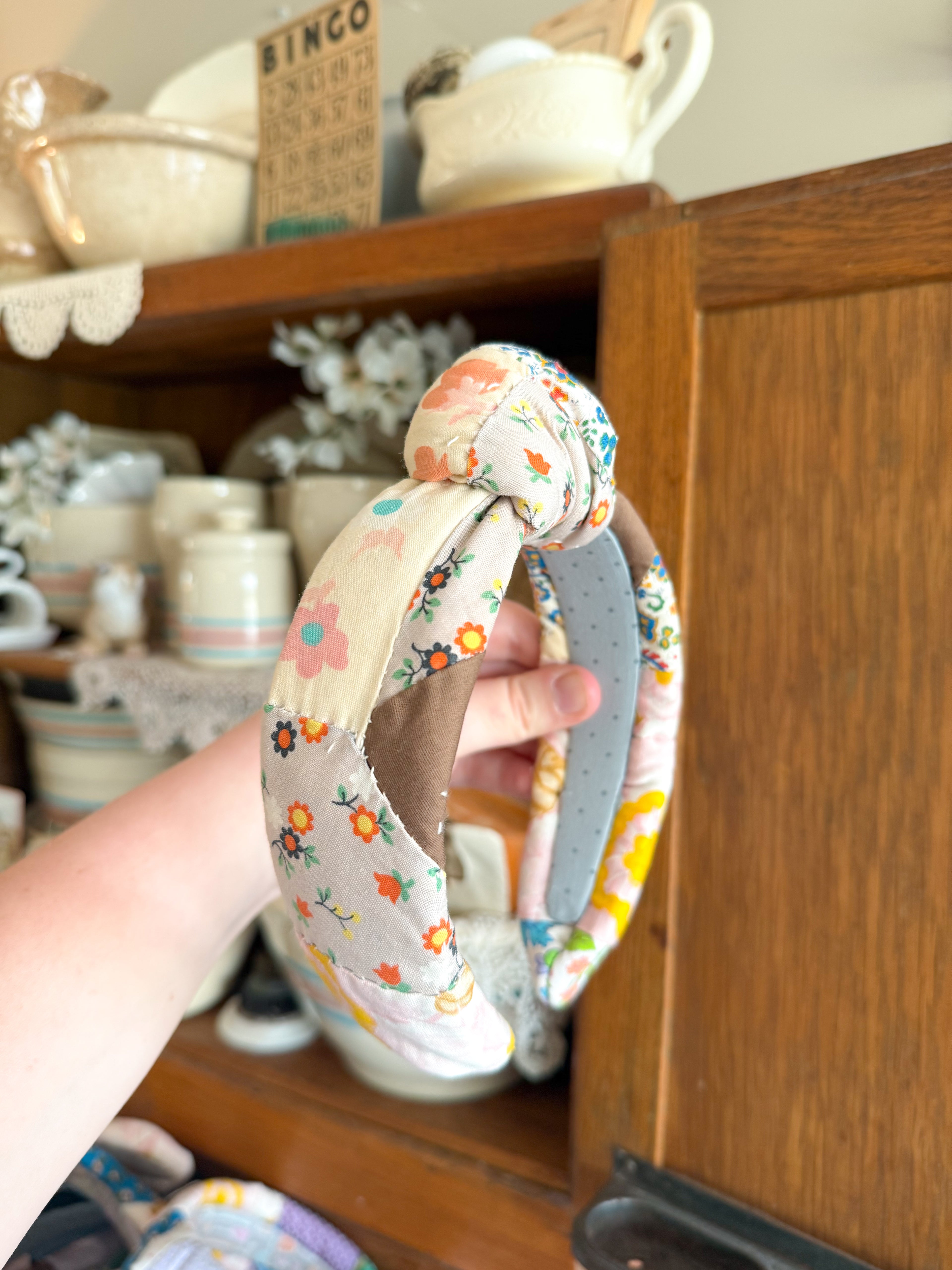 Vintage Quilt Headband