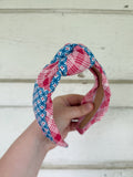 Vintage Feedsack Headband
