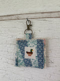 Duck Cross Stitch Keychain