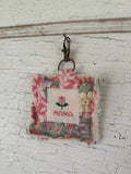 Mama Cross Stitch Keychain