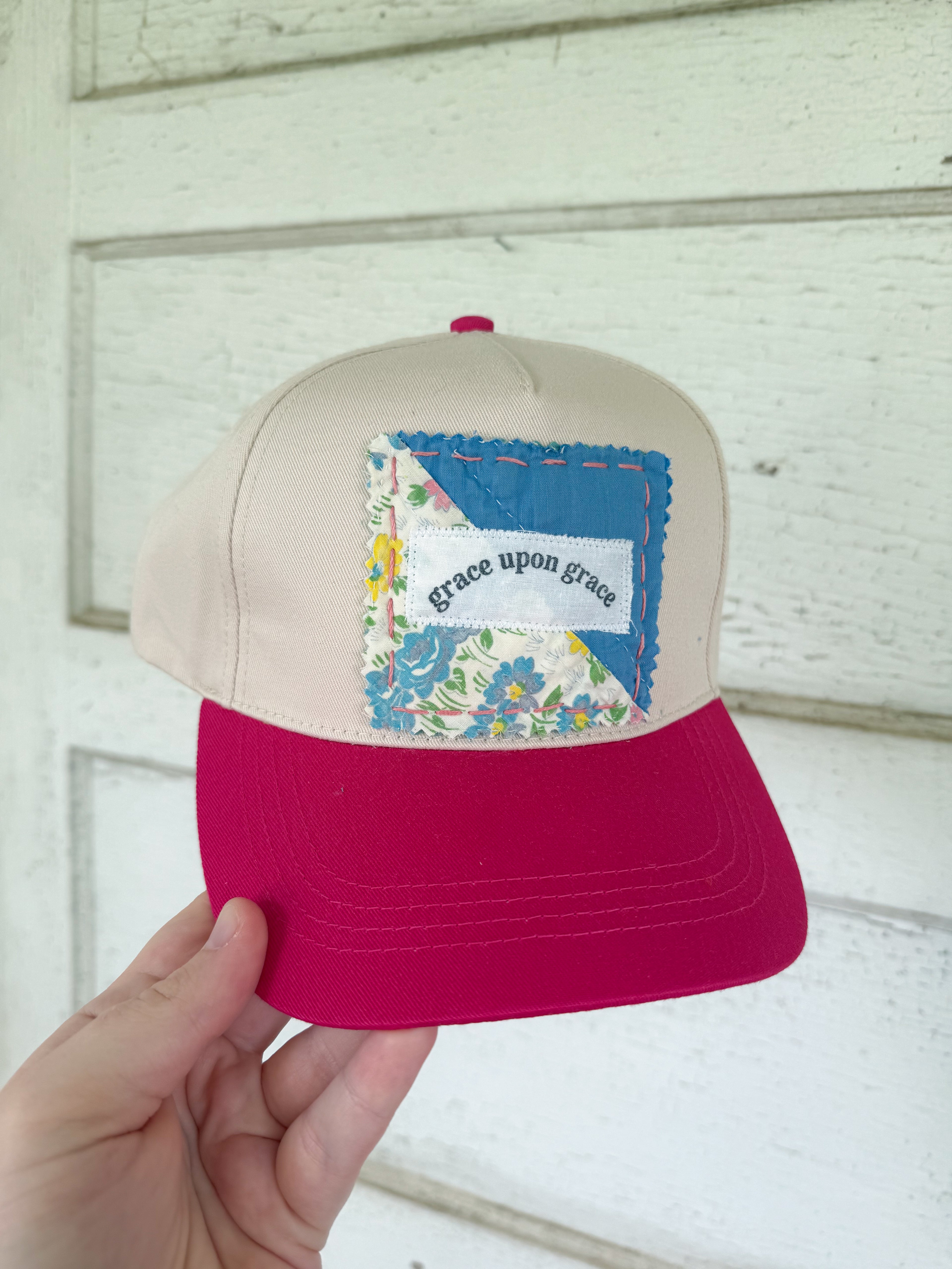 Quilt Block ‘Grace Upon Grace’ Hat