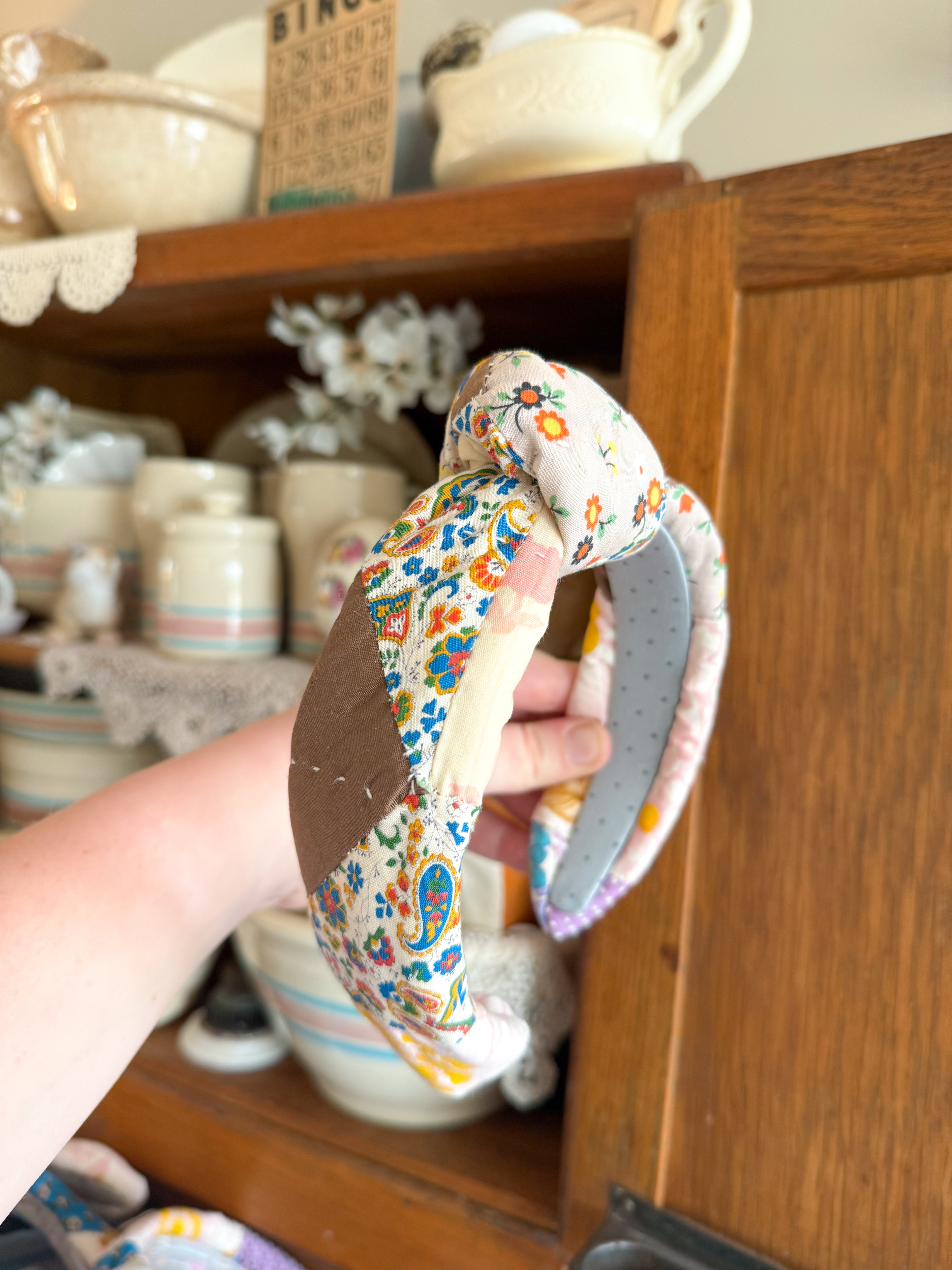 Vintage Quilt Headband