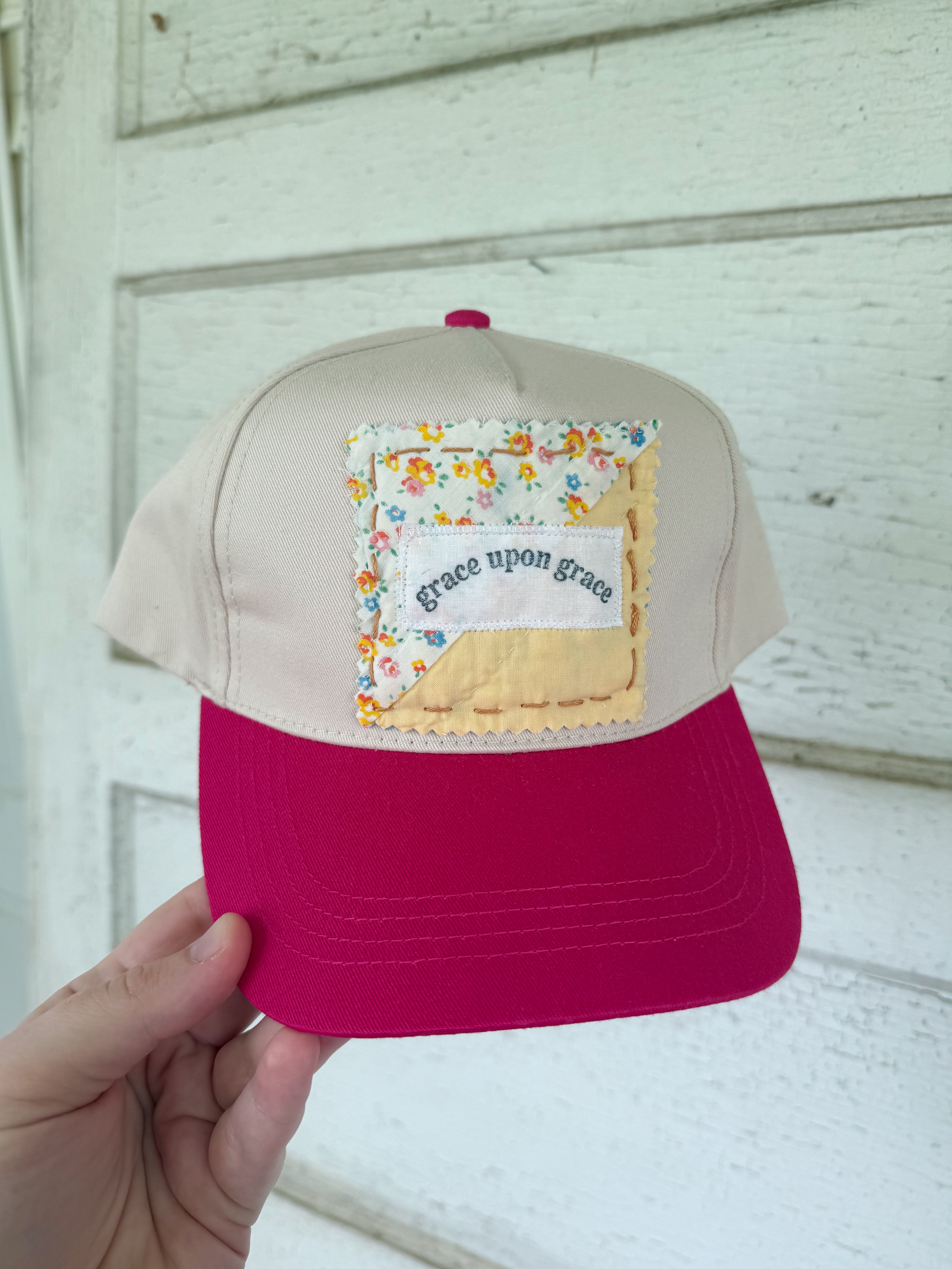 Quilt Block ‘Grace Upon Grace’ Hat
