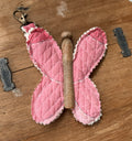 Vintage Quilt Butterfly Keychain