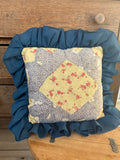 Vintage Quilt Block Pillow