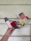 Vintage Quilt Duck Pillow